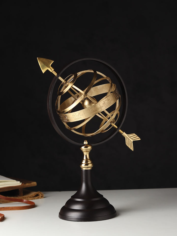 Expobazaar Astral Gold Metal Globe