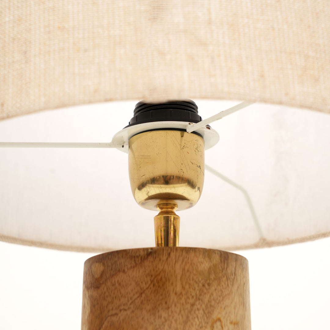 Wooden Table Lamp for Living Room & Bedroom view 5
