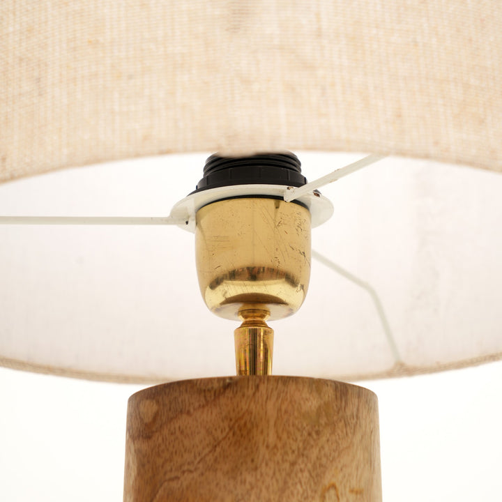 Wooden Table Lamp for Living Room & Bedroom view 5