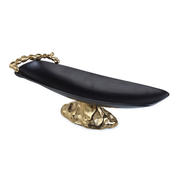 Expobazaar Stones Orivia Gold Platter Large