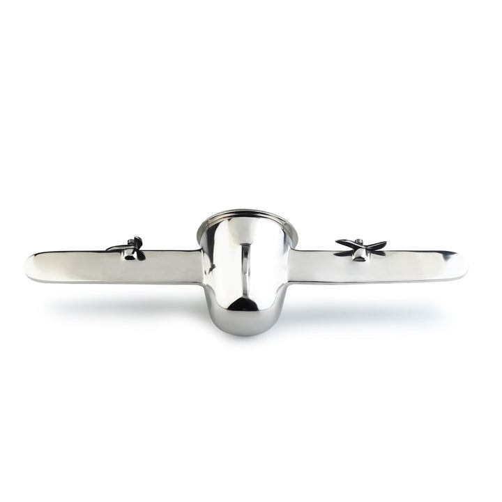 Expobazaar Jettison Table Clock In Silver