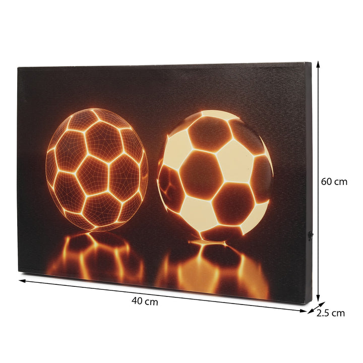 Expobazaar Soccer Ablaze Led Wall Art