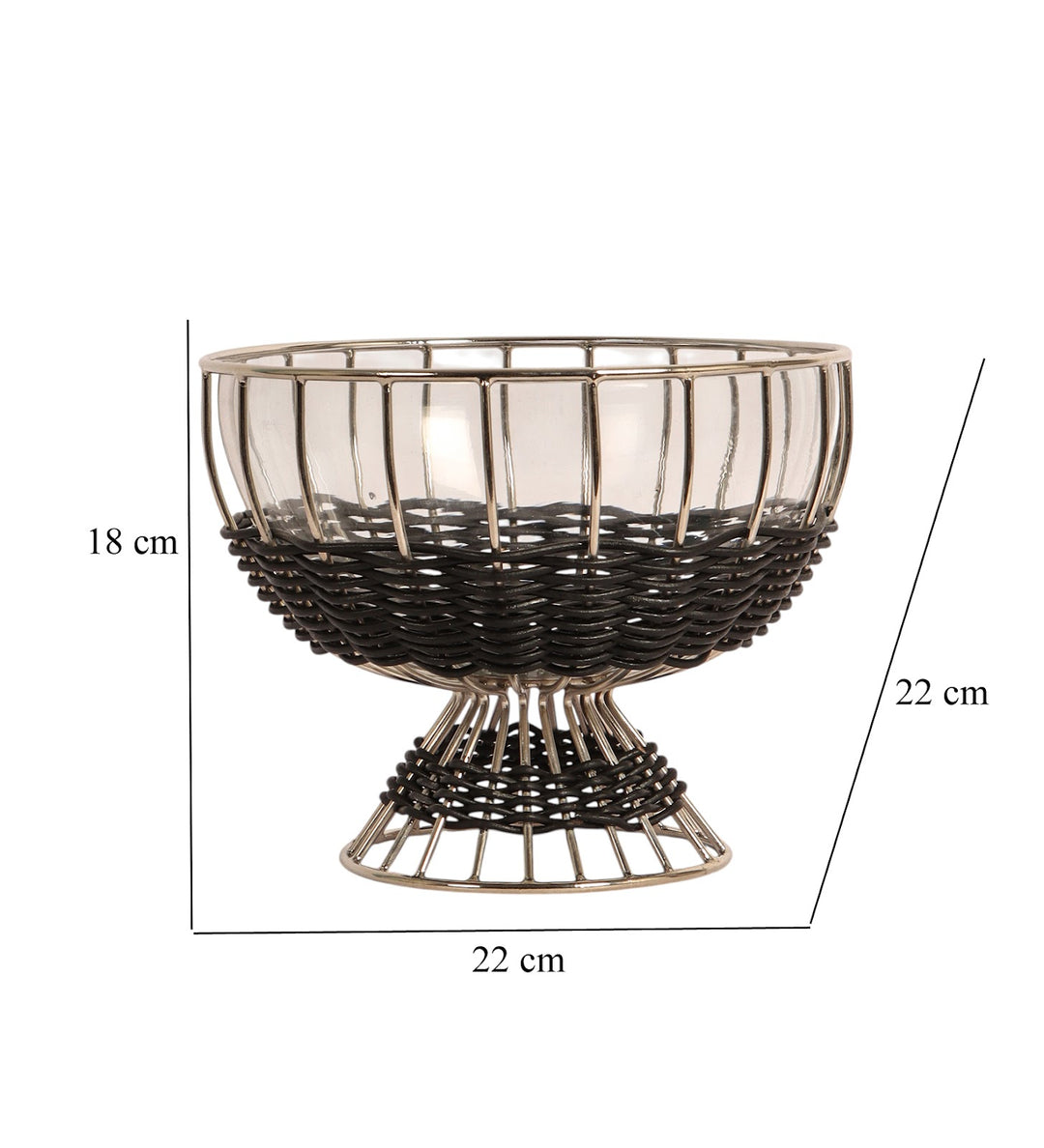 Expobazaar Elowen Bloom Medium Bowl Silver