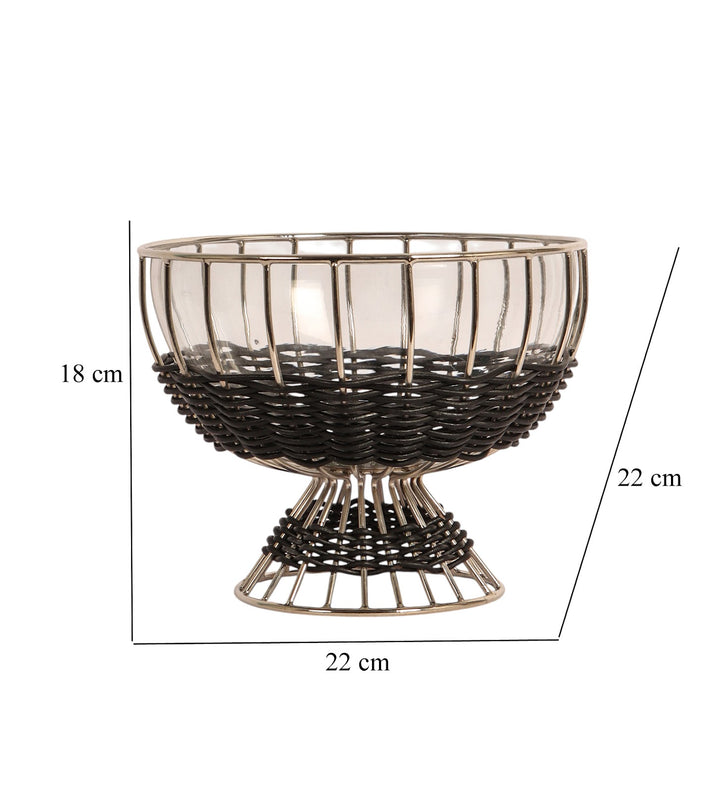 Expobazaar Elowen Bloom Medium Bowl Silver