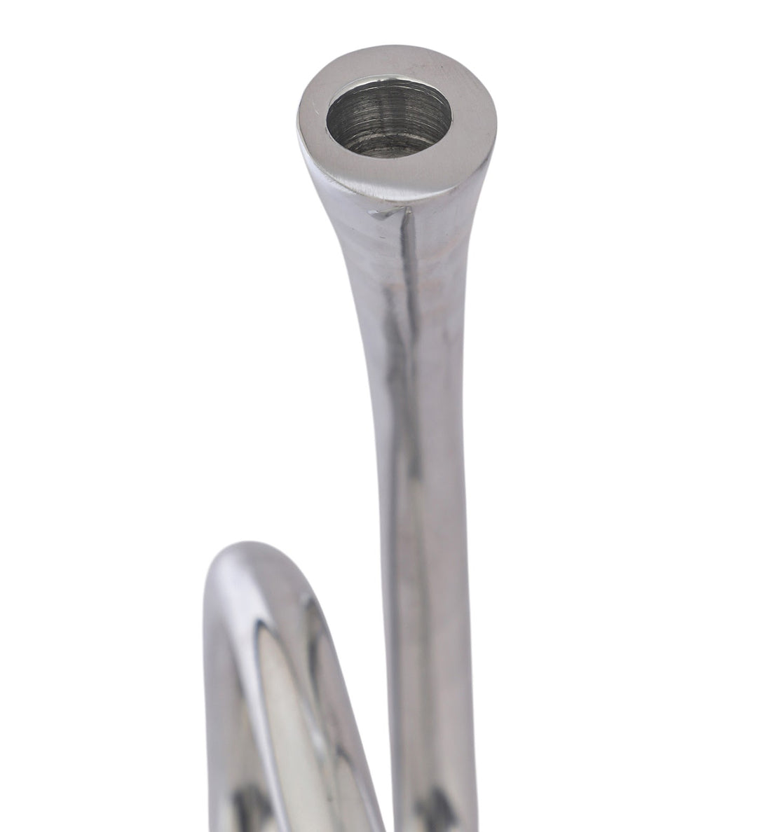 Expobazaar Flame Twisted Candle Holder Silver