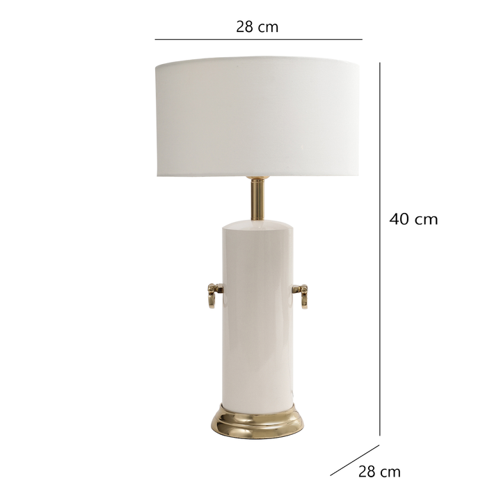 Expobazaar Zenith's Handle Table Lamp White