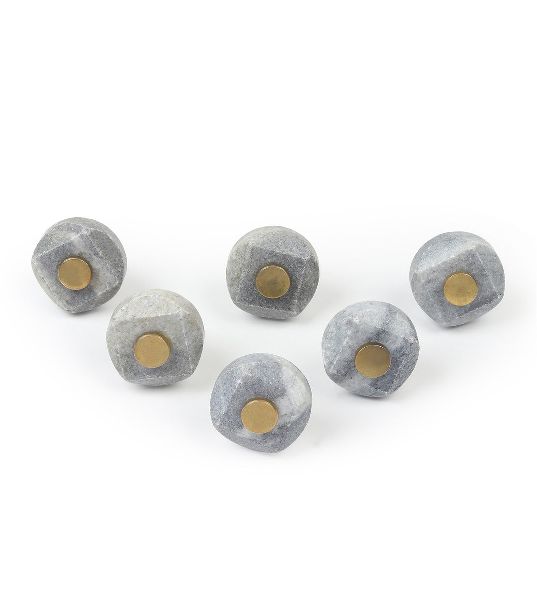 Slate Natural Marble Cabinet Knobs Set of 6 view 6