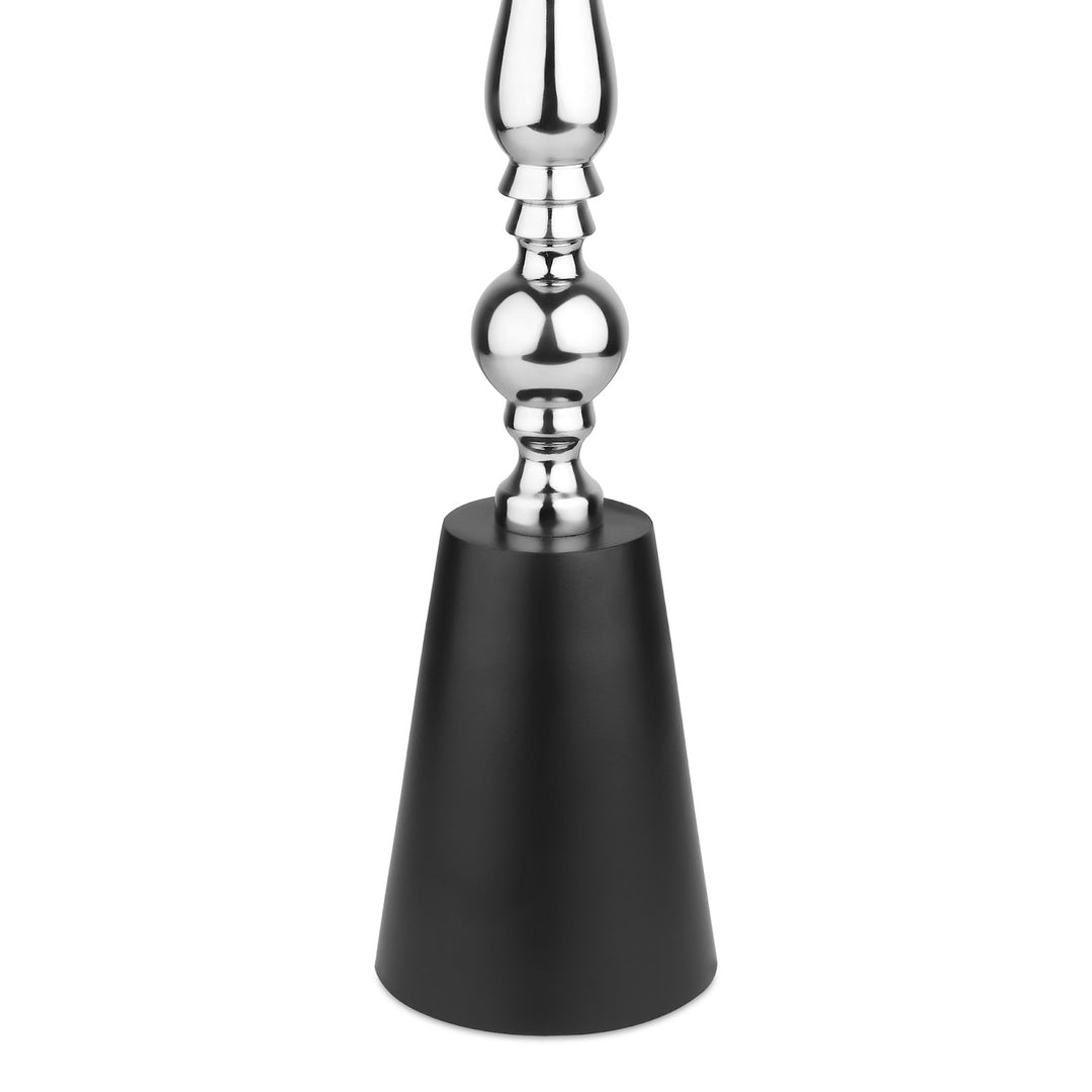 Expobazaar Valora Silver Candle Holder Small