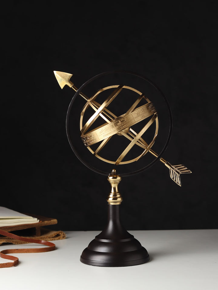 Expobazaar Astral Gold Metal Globe