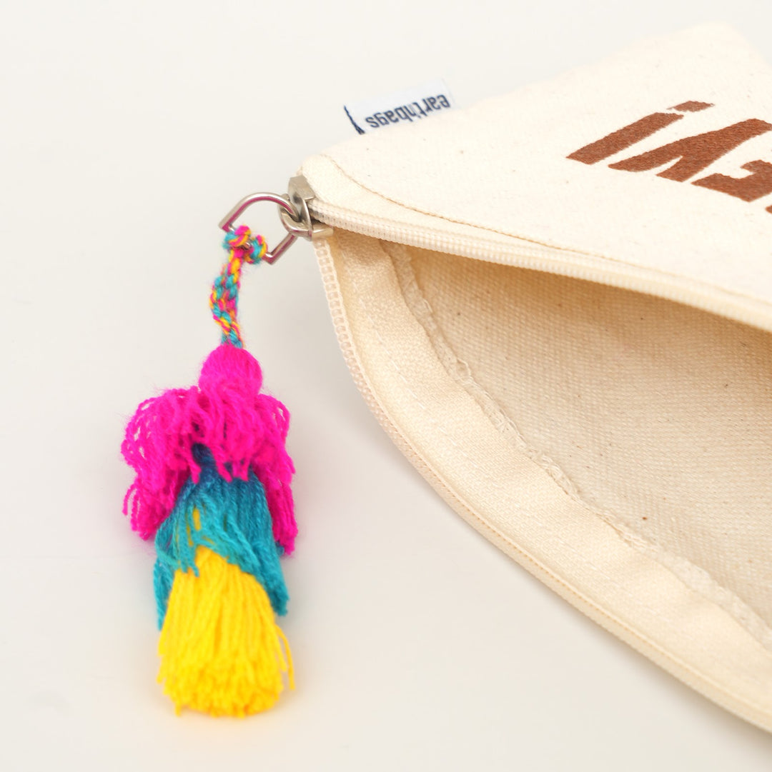 Hey Kitty Print Tassel Pencil Pouch, View 6