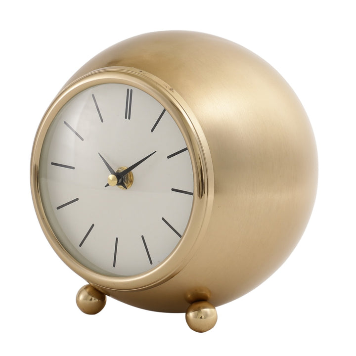 Expobazaar Gold Round  Seraphic Veil Desk Clock