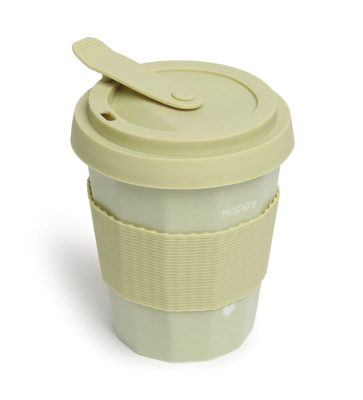 Milo Happy Ceramic Coffee Tumbler with Lid and Strap Green view 5