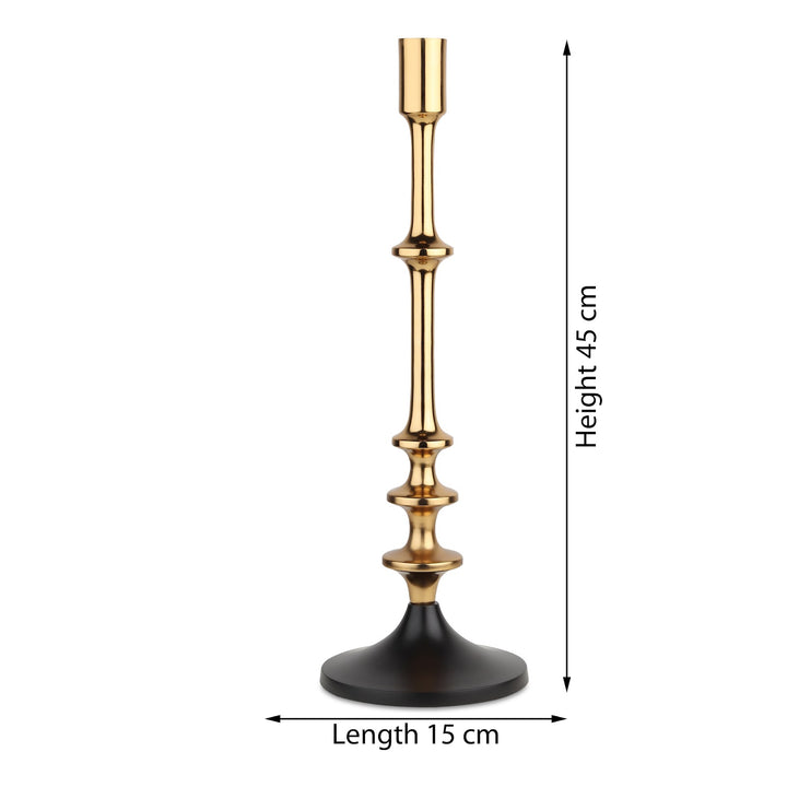 Expobazaar Aristea Gold Candle Holder Large