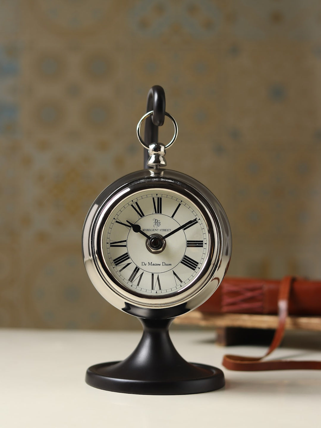 Expobazaar Seishi Silvertable Clock