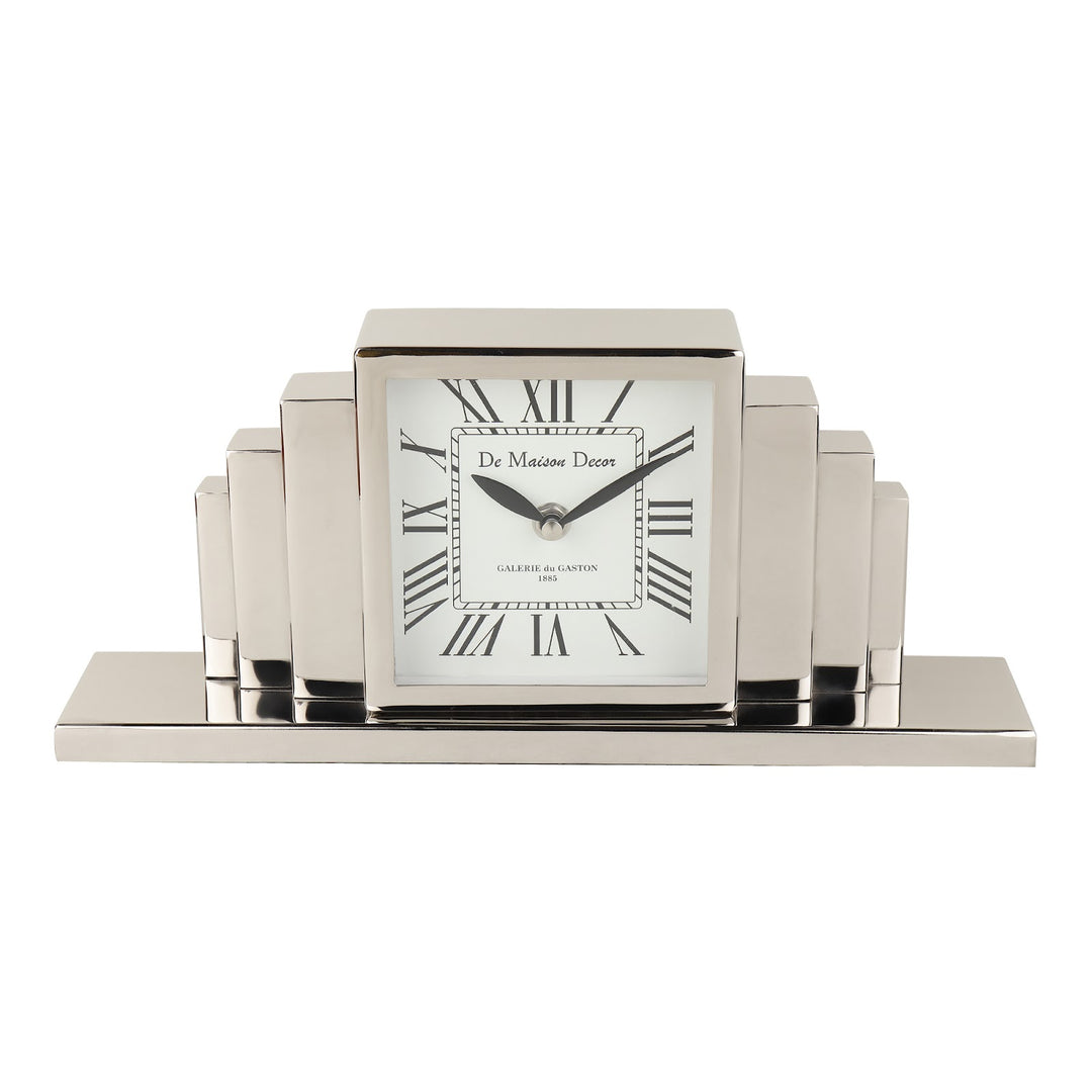 Expobazaar Metropolitan Marvel table clock in Silver