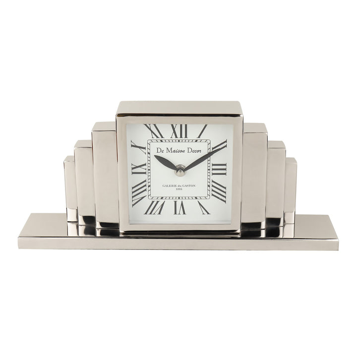 Expobazaar Metropolitan Marvel table clock in Silver