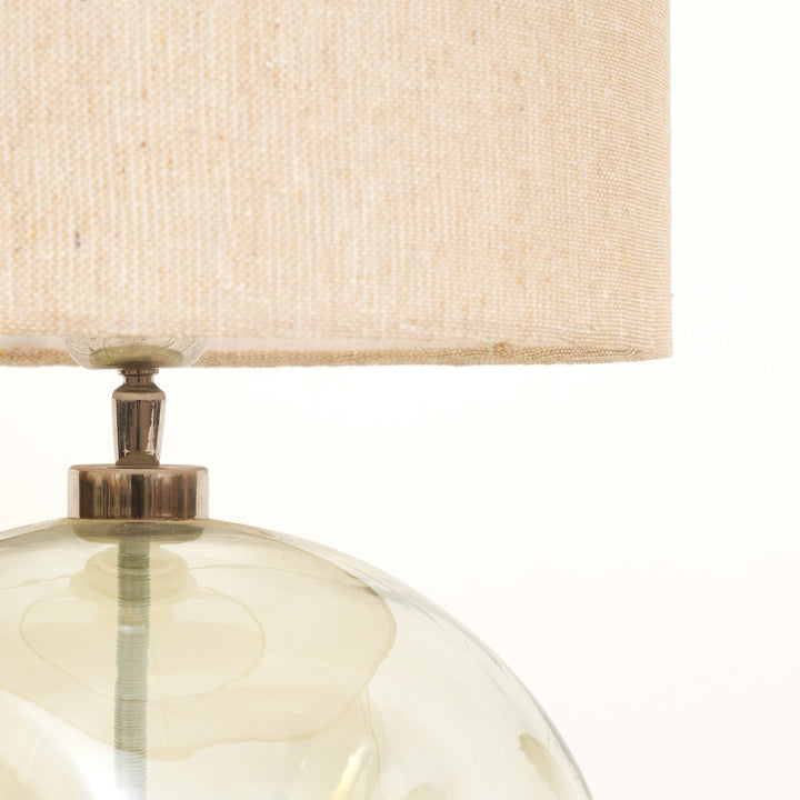 Frosted Glass Table Lamp for Living Room & Bedroom - Clear view 4