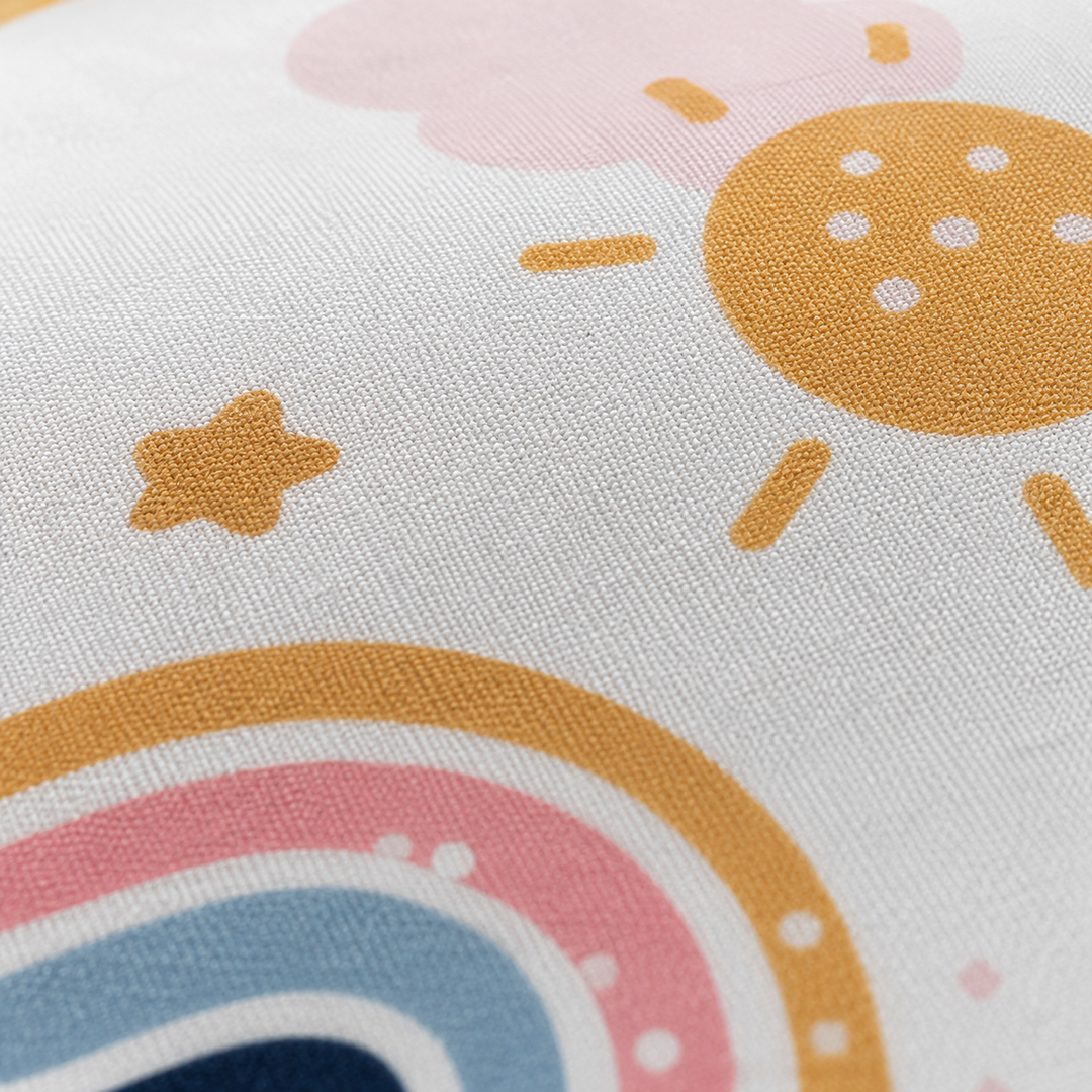 Kids Playful Space Print Bedsheet