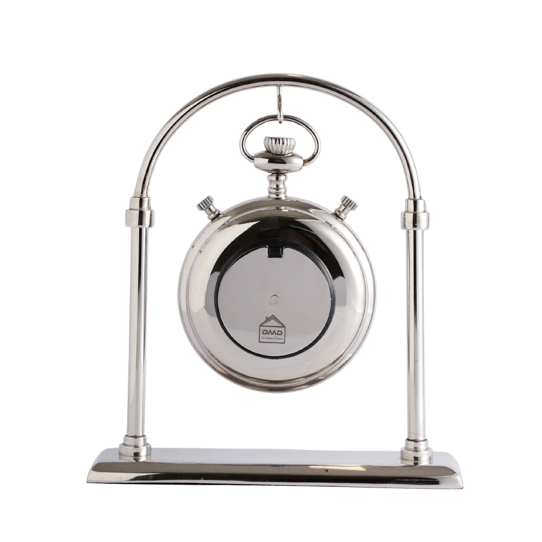 Expobazaar Archway Timepiece Silver Table Clock