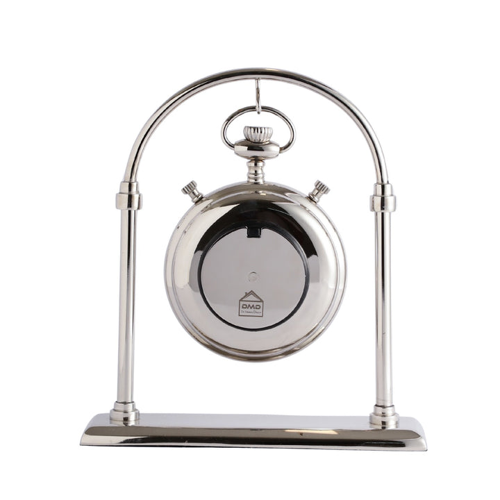 Expobazaar Archway Timepiece Silver Table Clock