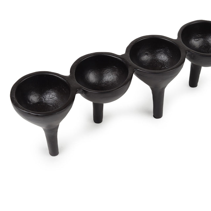 Expobazaar Rivera Candle & T-Light holder medium Black