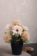 Expobazaar Elegant Artificial Dahlia Flower Bunch for Home Decor