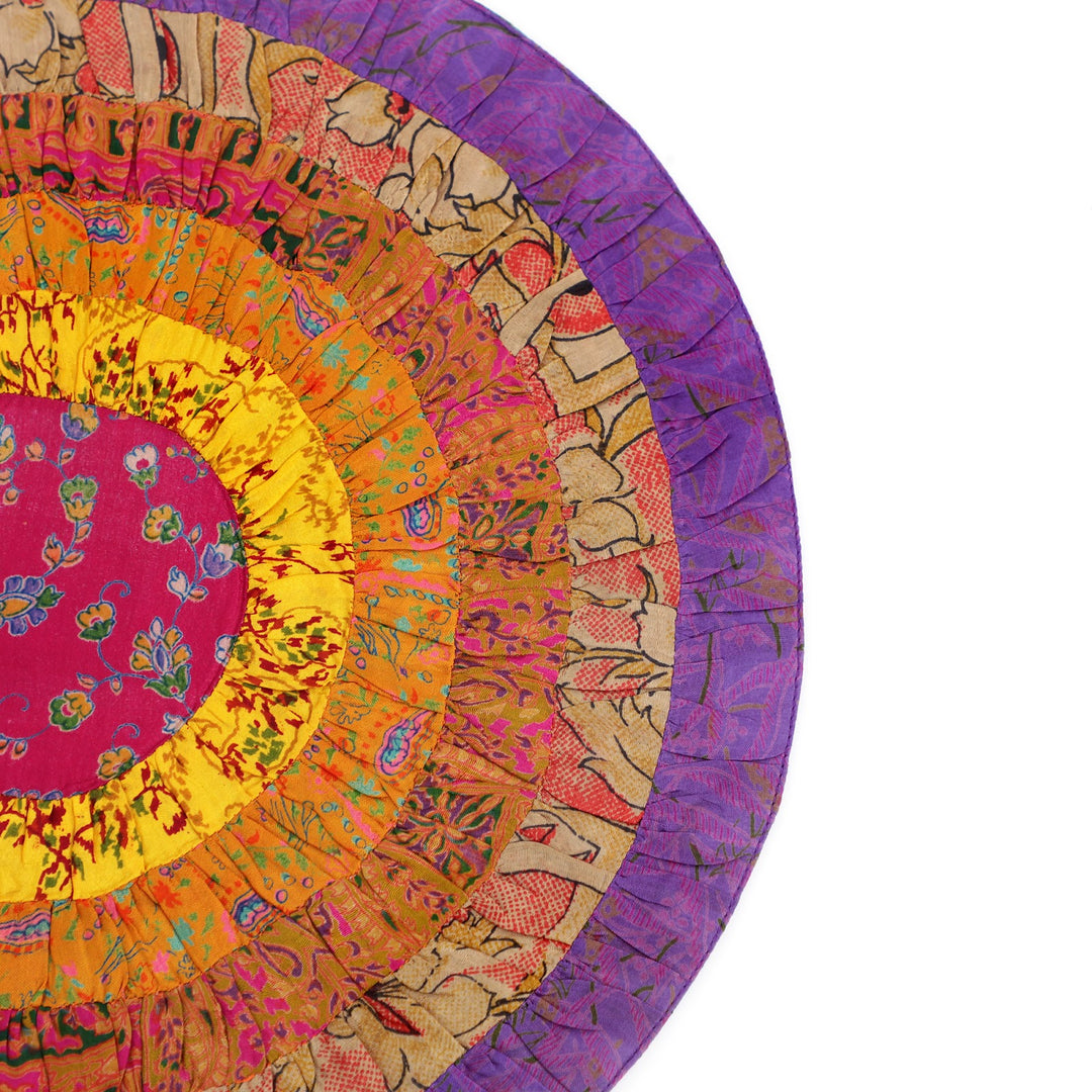 Silk Round Table Mat Set of 2, view 14