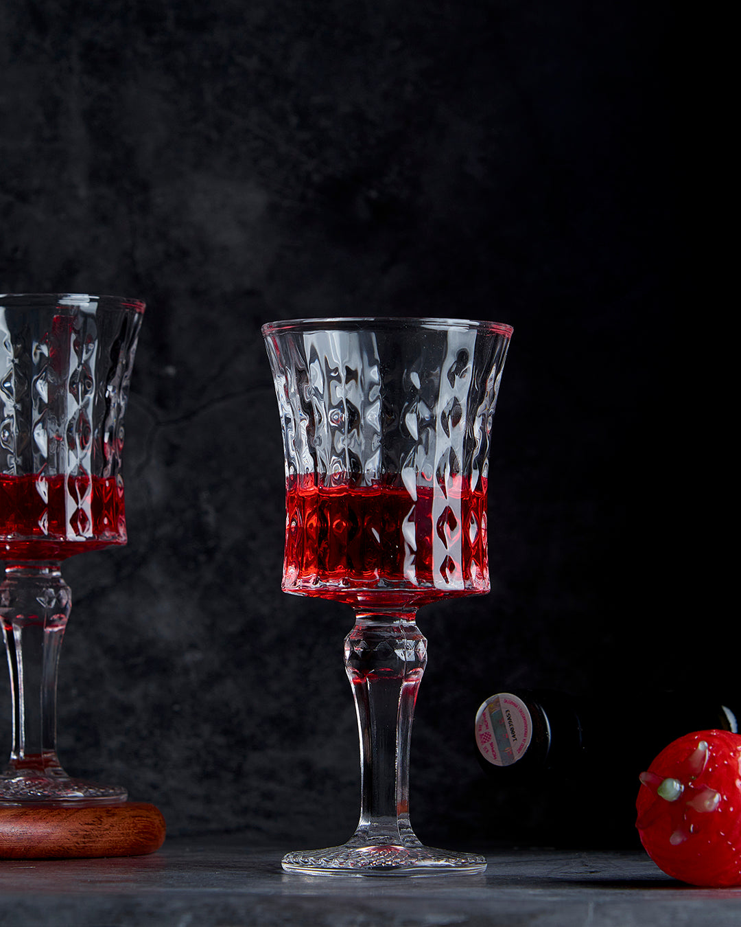 Elegant Stemmed Goblet Glass in crystal glass, 150 ml