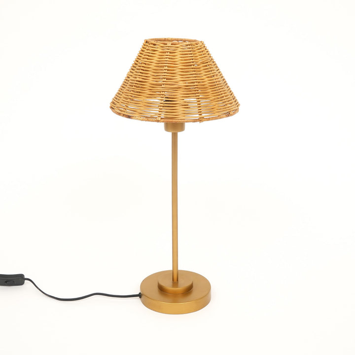Rattan Table Lamp for Living Room & Bedroom view 2