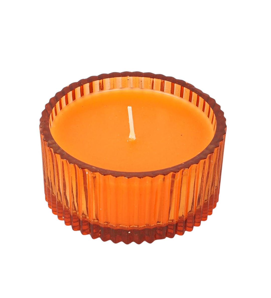 Expobazaar Elara Amber Ember Candle in Jar