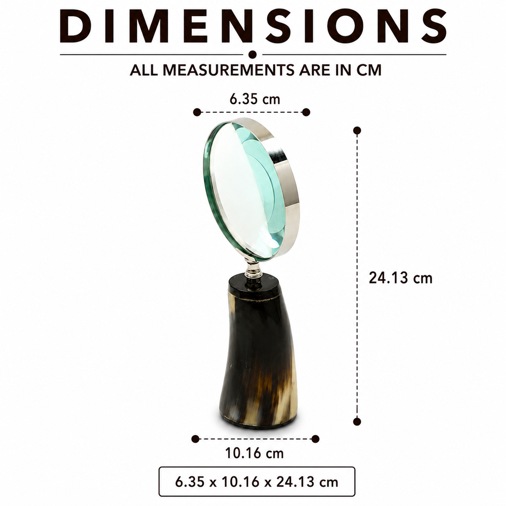 Horn Handheld Table Magnifier