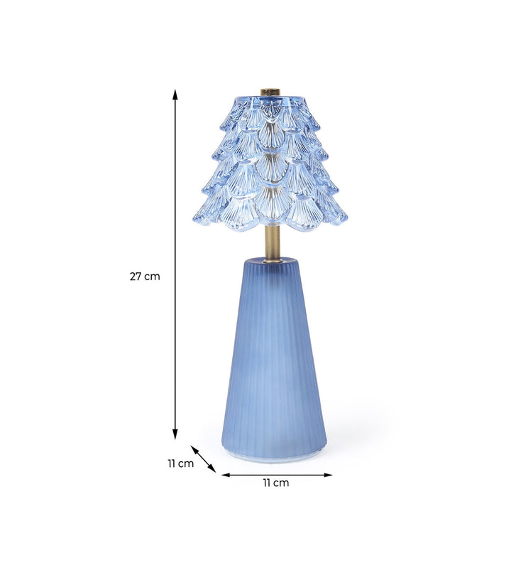 Marcelle Crystelle Sculpted Glass Table Lamp Style 2 view 3