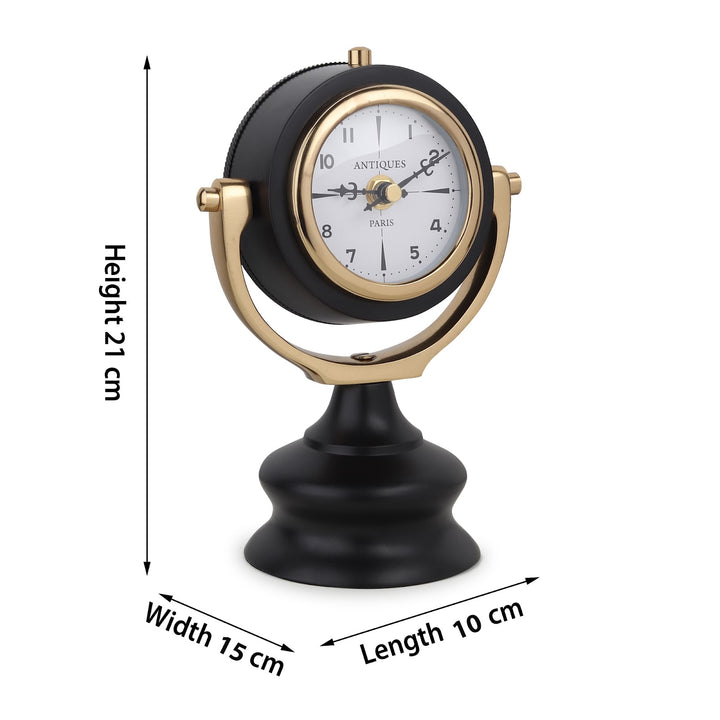 Expobazaar Marinus Table Clock Gold