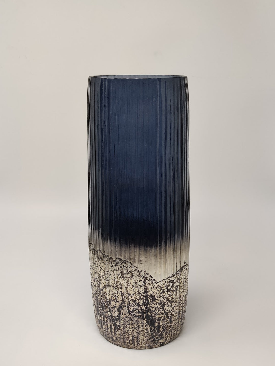 Expobazaar Blue Luster Antique Aluminium Vase