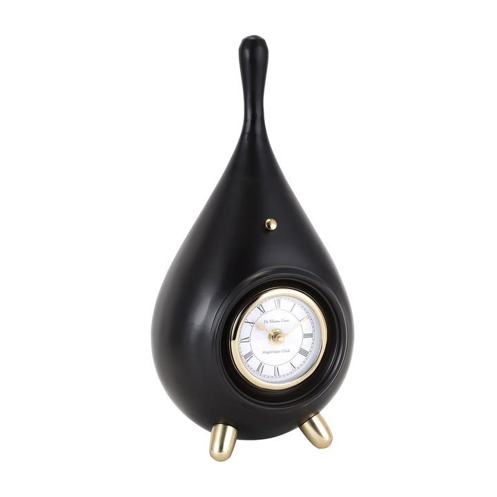 Expobazaar Time Drop In Black Gold Clock