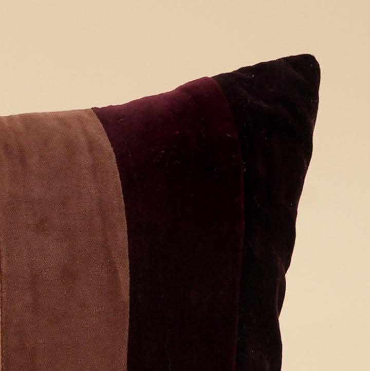 Multi Stripe Velvet Lumbar Cushion, View 4