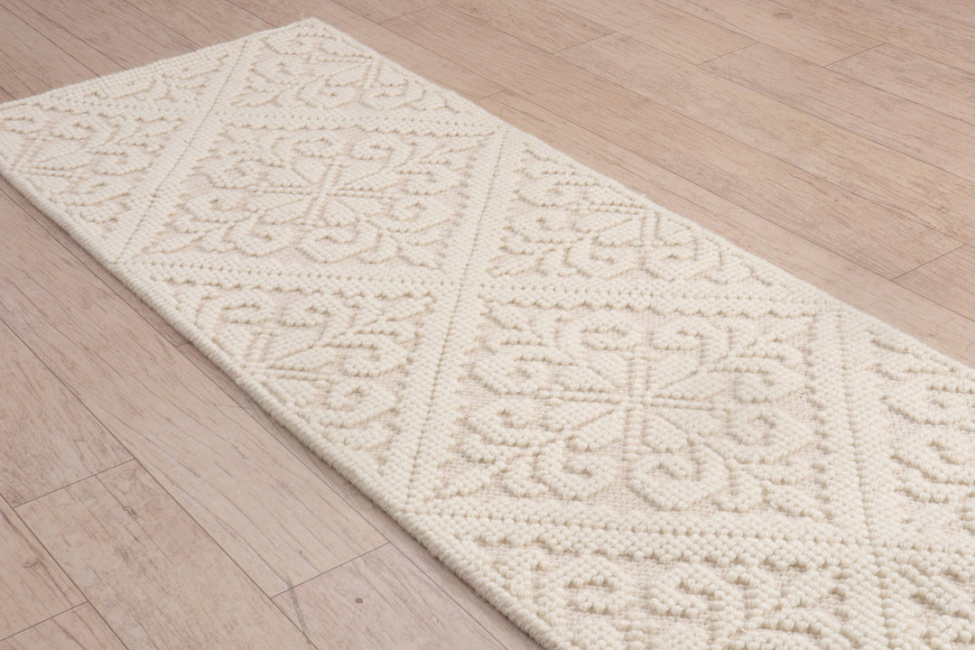 Regal Imprints the Royal Runner | Hand-Woven Cotton-Wool Hallway Elegance