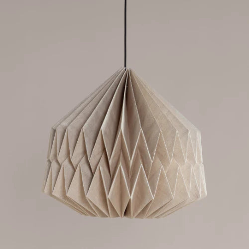 Expobazaar Big Pleat Linen Pendant Lamp