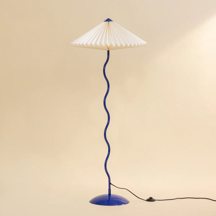 Expobazaar Wavy Floor Lamp Cobalt Blue