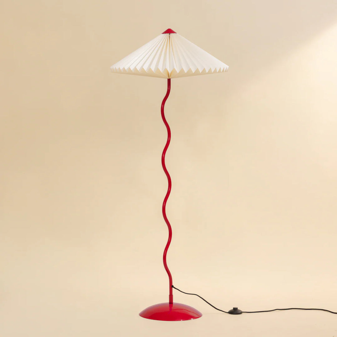 Expobazaar Floor Lamp Crimson Red