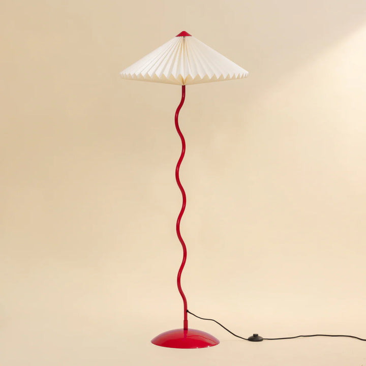 Expobazaar Floor Lamp Crimson Red