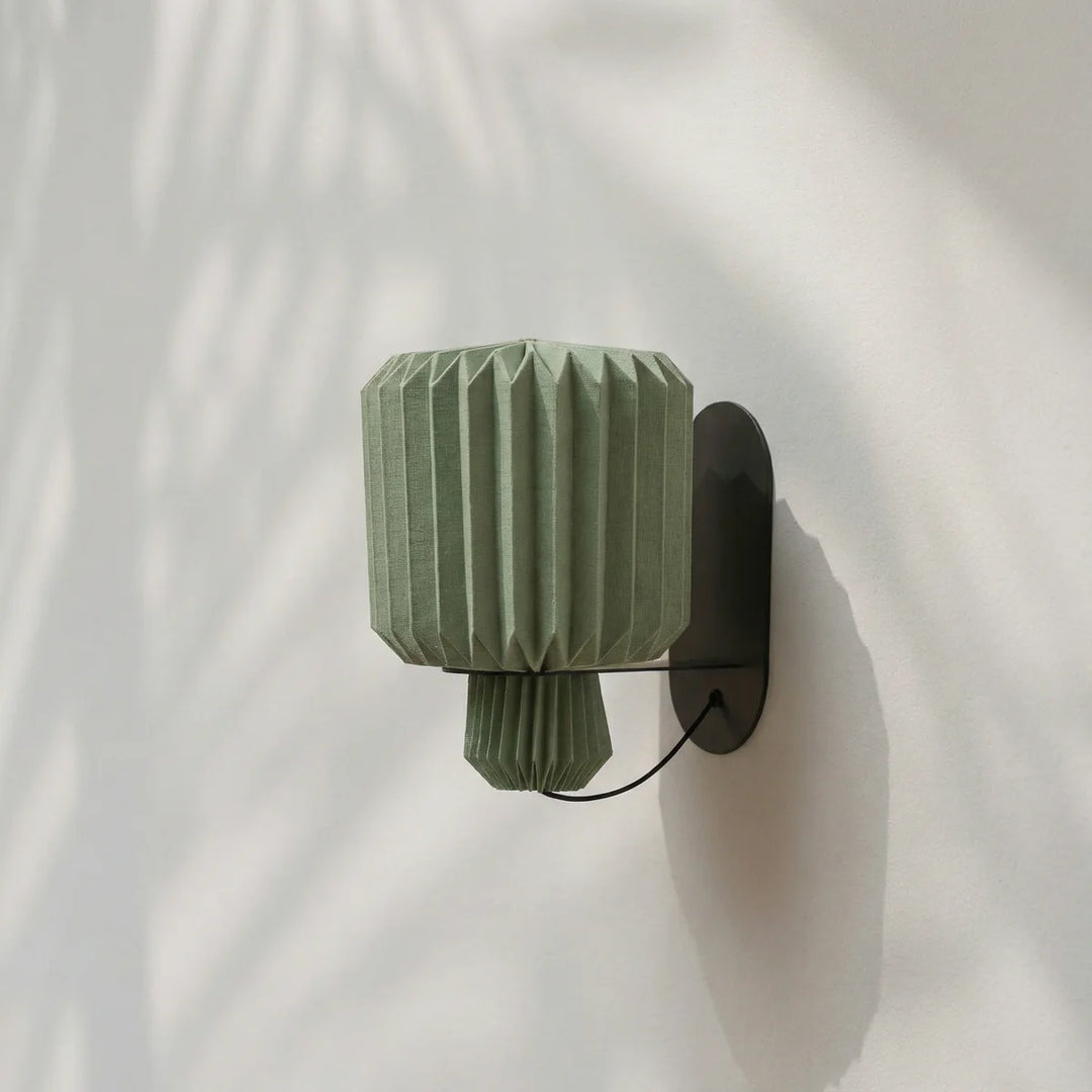 Expobazaar Lumi Fold Sconce Linen Wall Lamp