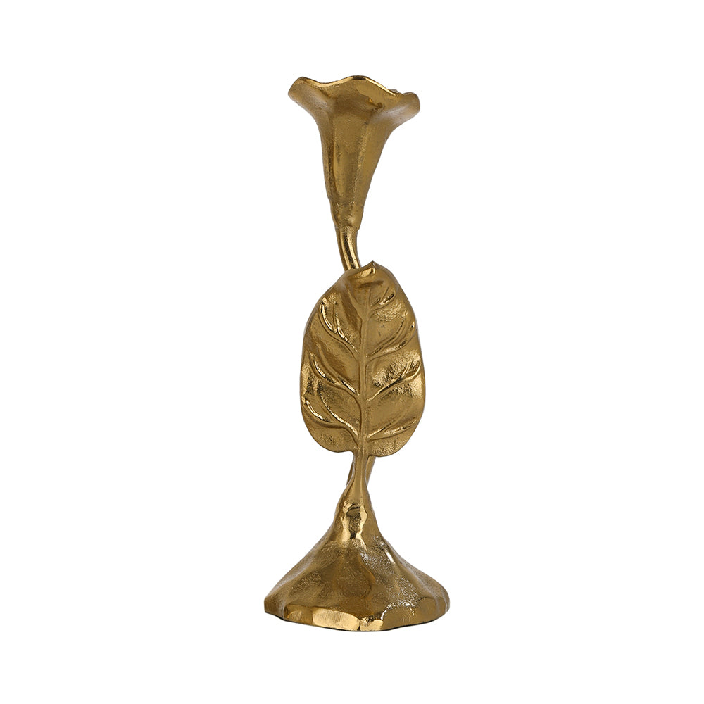 Jules Petite Gold Candle Glow | Delicate Candle Holder for Intimate Ambiance