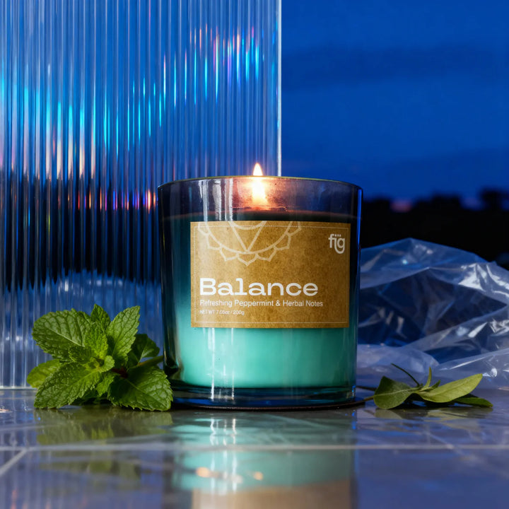 Expobazaar Balance Peppermint Vegan Wax Scented Candle