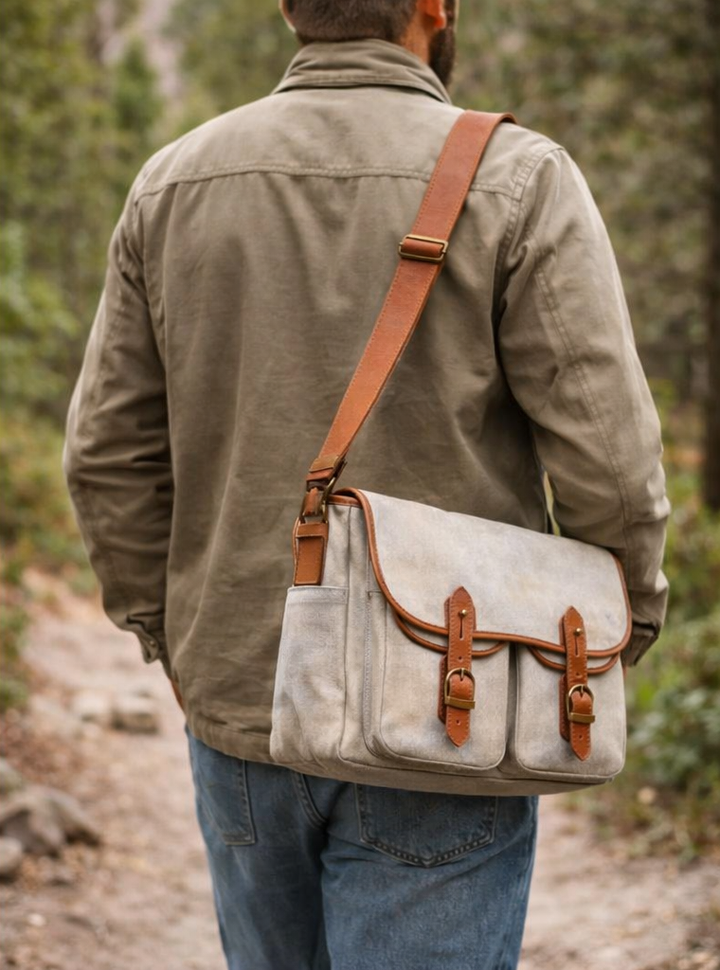 Expobazaar Eco Friendly Recycled Canvas Unisex Backpack