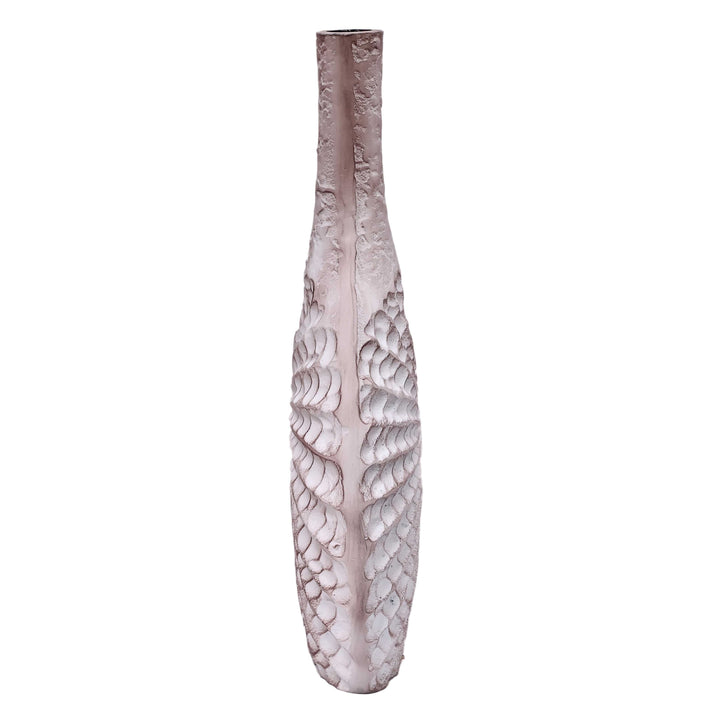 Seashell Serenity Vase Trio | Coastal Ceramic Vases for Oceanic Charm