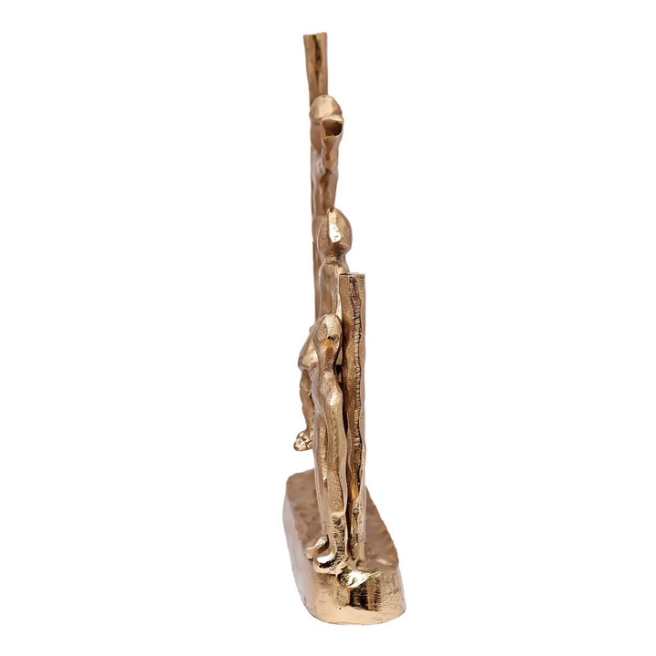 Gutsy Trio Abstract Camaraderie | Bold Figurines for Eclectic Decor