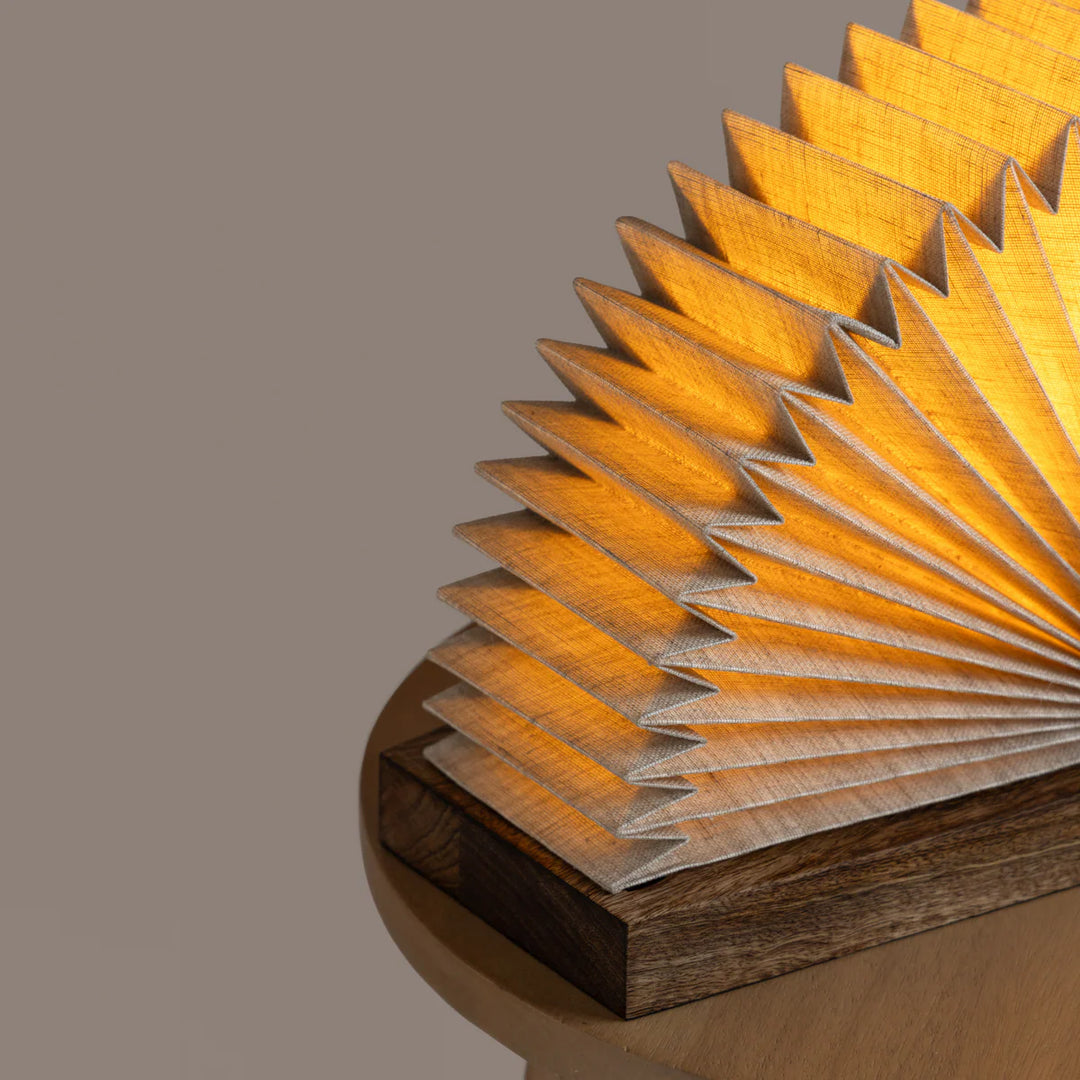 Expobazaar Linen Book Table Lamp