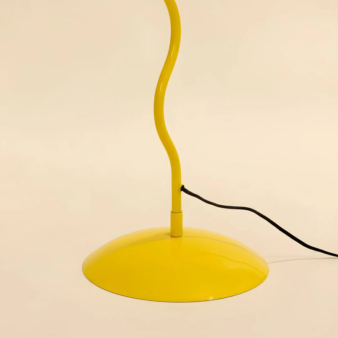 Expobazaar Wavy Floor Lamp Butter Yellow