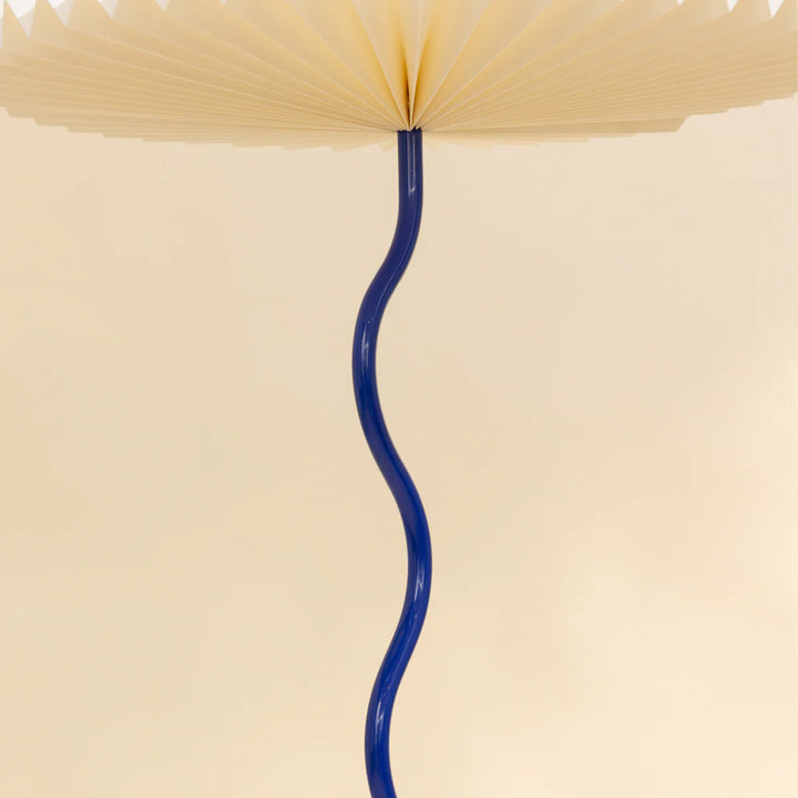 Expobazaar Wavy Floor Lamp Cobalt Blue